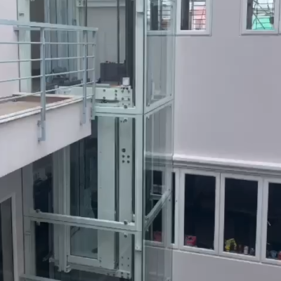 Lắp thang máy ngoài trời - Thang Máy Sáng Nghiệp